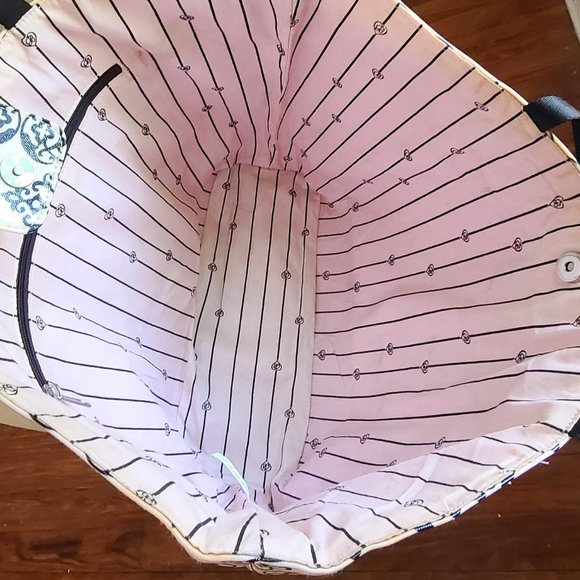 Brighton Black and Red Tote Bag - Picture 6 of 9